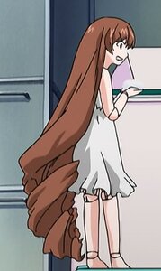 Rating: Safe Score: 0 Tags: 1girl brown_hair doll_joints dress grin image indoors joints long_hair smile solo standing suiseiseki User: admin