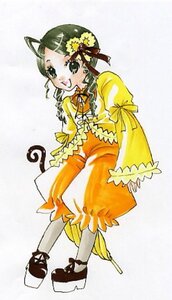 Rating: Safe Score: 0 Tags: 1girl :d dress frills full_body image kanaria long_sleeves looking_at_viewer open_mouth puffy_sleeves smile solo standing white_legwear yellow_dress User: admin