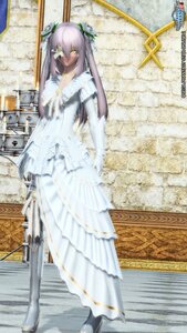 Rating: Safe Score: 0 Tags: 1girl dress flower full_body hair_flower hair_ornament image kirakishou long_dress long_hair looking_at_viewer solo standing veil wedding_dress white_dress yellow_eyes User: admin