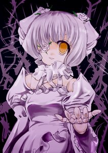 Rating: Safe Score: 0 Tags: 1girl doll_joints dress eyepatch flower frills image kirakishou looking_at_viewer rose solo thorns upper_body vines yellow_eyes User: admin