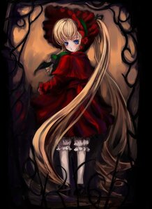 Rating: Safe Score: 0 Tags: 1girl amejou_satoshi blonde_hair bloomers blue_eyes bonnet dress drill_hair flower image long_hair long_sleeves looking_at_viewer looking_back red_dress rose rozen_maiden shinku solo twintails underwear very_long_hair User: admin