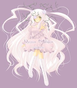 Rating: Safe Score: 0 Tags: 1girl boots dress flower frills hair_flower hair_ornament image kirakishou long_hair personification pink_hair solo thighhighs vertical_stripes very_long_hair white_hair User: admin