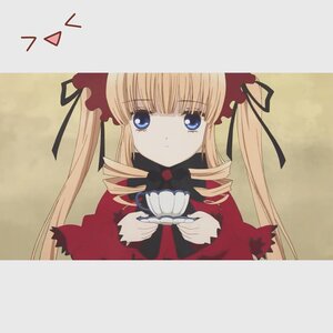 Rating: Safe Score: 0 Tags: 1girl bangs blonde_hair blue_eyes bow cup dress drill_hair expressionless hair_ribbon holding_cup image long_hair long_sleeves looking_at_viewer red_dress ribbon shinku sidelocks solo teacup twin_drills twintails upper_body User: admin
