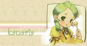 Rating: Safe Score: 0 Tags: 1girl :o ahoge blush dress drill_hair flower food green_eyes green_hair hair_ornament holding image kanaria long_sleeves looking_at_viewer puffy_sleeves ribbon solo upper_body User: admin