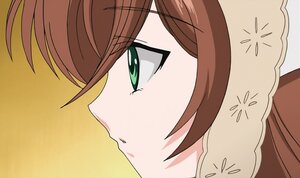 Rating: Safe Score: 0 Tags: 1girl blush brown_hair face green_eyes image portrait profile short_hair solo suiseiseki User: admin