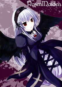 Rating: Safe Score: 0 Tags: 1girl black_wings detached_collar dress frills hairband image juliet_sleeves long_hair long_sleeves looking_at_viewer open_mouth puffy_sleeves red_eyes solo suigintou very_long_hair wings User: admin