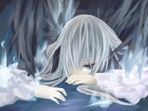 Rating: Safe Score: 0 Tags: 1girl auto_tagged dress frills image long_hair long_sleeves lying solo suigintou User: admin