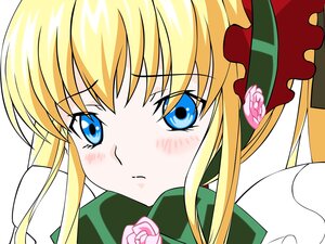 Rating: Safe Score: 0 Tags: 1girl auto_tagged blonde_hair blue_eyes blush bow face flower image long_hair looking_at_viewer parody pink_flower pink_rose rose shinku sidelocks simple_background solo white_background User: admin