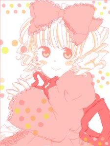 Rating: Safe Score: 0 Tags: 1girl blush bow color_guide drill_hair hair_bow halftone halftone_background hinaichigo image long_sleeves looking_at_viewer polka_dot polka_dot_background polka_dot_dress smile solo striped User: admin