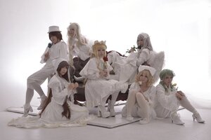 Rating: Safe Score: 0 Tags: 6+girls bangs black_hair blonde_hair breasts brown_hair closed_mouth dress flower formal gloves green_hair hair_ornament hat holding instrument long_hair long_sleeves medium_breasts multiple_boys multiple_cosplay multiple_girls music pants playing_instrument short_hair silver_hair sitting suit tagme very_long_hair white_dress white_gloves white_hair white_headwear white_pants User: admin