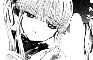 Rating: Safe Score: 0 Tags: 1girl bangs eyebrows_visible_through_hair fellatio greyscale half-closed_eyes handjob image long_hair looking_at_viewer monochrome shinku simple_background solo suigintou white_background User: admin