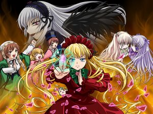 Rating: Safe Score: 0 Tags: 6+girls black_wings blonde_hair blue_eyes bow brown_hair closed_eyes dress frills green_neckwear hairband hat hina_ichigo image long_hair long_sleeves looking_at_viewer multiple multiple_girls open_mouth petals pink_bow red_dress ribbon shinku siblings silver_hair sisters suigintou suiseiseki tagme twins twintails very_long_hair wings yellow_eyes User: admin