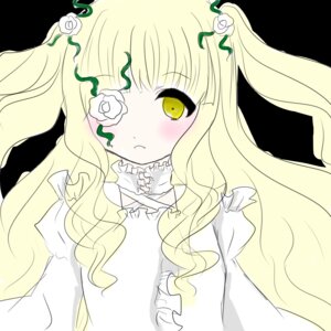 Rating: Safe Score: 0 Tags: 1girl blonde_hair blush dress flower hair_flower hair_ornament image kirakishou long_hair looking_at_viewer rose solo thorns upper_body wavy_hair white_flower white_rose yellow_eyes User: admin