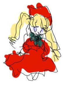 Rating: Safe Score: 0 Tags: 1girl blonde_hair bonnet bow dress full_body hat image long_hair long_sleeves red_dress shinku simple_background solo standing very_long_hair white_background User: admin