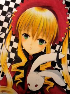 Rating: Safe Score: 0 Tags: 1girl argyle argyle_background argyle_legwear blonde_hair board_game bonnet checkerboard_cookie checkered checkered_background checkered_floor checkered_kimono checkered_skirt chess_piece cookie diamond_(shape) drill_hair flag flower green_eyes hat image jester_cap long_hair on_floor perspective plaid_background race_queen ringlets shinku solo tile_floor tile_wall tiles twin_drills twintails User: admin