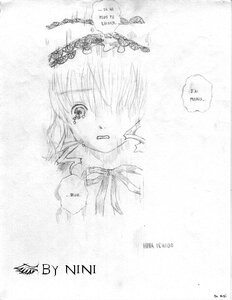 Rating: Safe Score: 0 Tags: 1girl comic crying crying_with_eyes_open drill_hair graphite_(medium) greyscale hinaichigo image monochrome solo tears tomoe_mami User: admin