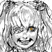 Rating: Explicit Score: 0 Tags: 1girl bangs greyscale image kirakishou monochrome mosaic_censoring portrait solo white_background yellow_eyes User: admin