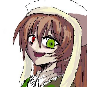 Rating: Safe Score: 0 Tags: 1girl :d brown_hair eyebrows_visible_through_hair green_eyes hair_between_eyes head_scarf image looking_at_viewer open_mouth red_eyes simple_background smile solo suiseiseki white_background User: admin