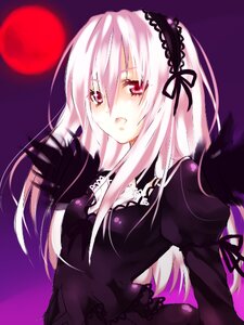 Rating: Safe Score: 0 Tags: 1girl bangs black_dress black_wings dress frills full_moon hairband image juliet_sleeves long_hair long_sleeves looking_at_viewer moon open_mouth puffy_sleeves red_eyes solo suigintou upper_body wings User: admin