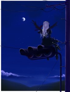 Rating: Safe Score: 0 Tags: 1girl full_moon image long_hair moon night night_sky shooting_star sitting sky solo star_(sky) starry_sky suigintou white_hair User: admin