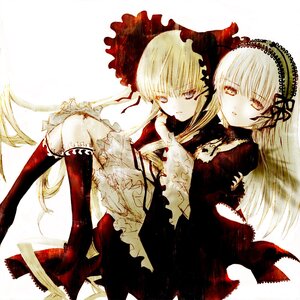 Rating: Safe Score: 0 Tags: 2girls blonde_hair blue_eyes bonnet boots carrying commentary_request dress drill_hair frills hairband image kawanakajima knee_boots kneehighs long_hair long_sleeves looking_at_viewer multiple_girls pair photoshop_(medium) princess_carry rozen_maiden shinku silver_hair sitting suigintou twintails very_long_hair User: admin
