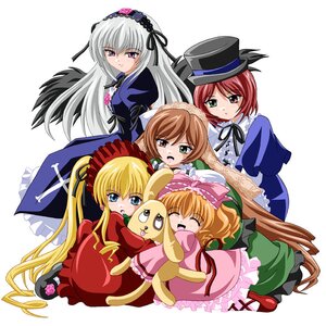 Rating: Safe Score: 0 Tags: blonde_hair bonnet bow brown_hair closed_eyes dress frills hairband hat heterochromia hina_ichigo image long_hair long_sleeves multiple multiple_girls open_mouth pink_bow red_dress shinku short_hair silver_hair souseiseki suigintou suiseiseki tagme twintails very_long_hair wings User: admin