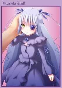 Rating: Safe Score: 0 Tags: 1girl barasuishou blush dress frills hair_ribbon heterochromia image juliet_sleeves long_hair long_sleeves out_of_frame puffy_sleeves ribbon rose silver_hair solo solo_focus suigintou yellow_eyes User: admin