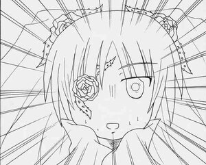 Rating: Safe Score: 0 Tags: 1girl blush flower greyscale image kirakishou monochrome rose solo User: admin