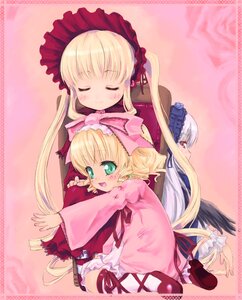Rating: Safe Score: 0 Tags: 3girls ankle_ribbon black_wings blonde_hair blush bow closed_eyes dress frills hina_ichigo image long_hair long_sleeves looking_at_viewer multiple multiple_girls open_mouth pink_background pink_bow shinku shoes silver_hair sitting sleeping smile tagme twintails very_long_hair wings User: admin