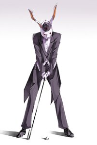 Rating: Safe Score: 0 Tags: 1boy black_footwear black_pants bunny cane commentary_request formal full_body gloves golf gradient gradient_background hand_in_pocket holding holding_weapon horns image jacket laplace_no_ma long_sleeves necktie pants red_eyes rozen_maiden shirt shoes solo sousou_(sousouworks) standing striped suit weapon User: admin
