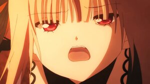 Rating: Safe Score: 0 Tags: 1girl bangs blonde_hair blunt_bangs close-up eyebrows_visible_through_hair face image long_hair looking_at_viewer open_mouth red_eyes solo suigintou User: admin