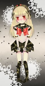 Rating: Safe Score: 0 Tags: 1girl auto_tagged black_footwear black_legwear blonde_hair blush boots image joints long_hair looking_at_viewer red_eyes school_uniform serafuku skirt solo standing suigintou thigh_boots thighhighs User: admin