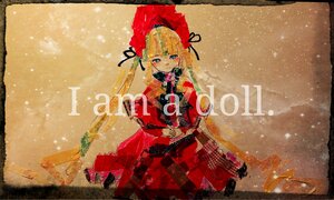 Rating: Safe Score: 0 Tags: 1girl bangs blonde_hair blue_eyes bonnet bow cup dress flower image long_hair looking_at_viewer red_dress shinku solo teacup twintails umbrella User: admin