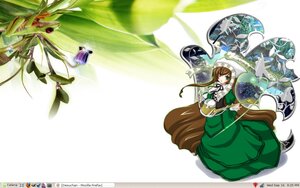 Rating: Safe Score: 0 Tags: 1girl brown_hair copyright_name dress flower green_dress green_eyes image long_hair long_sleeves looking_at_viewer solo suiseiseki very_long_hair watering_can User: admin