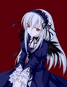 Rating: Safe Score: 0 Tags: 1girl auto_tagged bangs cross-laced_clothes detached_collar dress flower frills hairband image juliet_sleeves long_hair long_sleeves looking_at_viewer puffy_sleeves red_background red_eyes ribbon rozen_maiden silver_hair simple_background solo suigintou takami_ryou white_hair wings User: admin