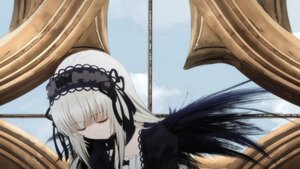 Rating: Safe Score: 0 Tags: 1girl auto_tagged bangs black_dress black_ribbon black_wings closed_eyes closed_mouth detached_collar dress feathered_wings frills gothic_lolita hairband image lolita_fashion lolita_hairband long_hair ribbon silver_hair solo suigintou very_long_hair wings User: admin