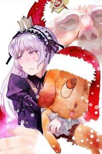 Rating: Safe Score: 0 Tags: 1boy 1girl blush caucasian christmas closed_mouth commentary_request crown dress facial_hair frilled_sleeves frills frown fur_trim hairband hammer_and_sickle hat image kunkun lolita_fashion lolita_hairband long_hair long_sleeves moruga mustache old old_man photoshop_(medium) pink_eyes red_headwear rozen_maiden santa_claus santa_hat silver_hair snow solo soviet suigintou v-shaped_eyebrows white_hair wide_sleeves wings wrinkled_skin User: admin