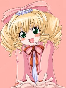 Rating: Explicit Score: 0 Tags: 1girl :d artist_request blonde_hair blush blush_stickers bow dress drill_hair eyebrows_visible_through_hair green_eyes hair_bow hina_ichigo hinaichigo image long_hair long_sleeves looking_at_viewer open_mouth pink_background pink_bow pink_dress rozen_maiden simple_background smile solo twin_drills User: admin