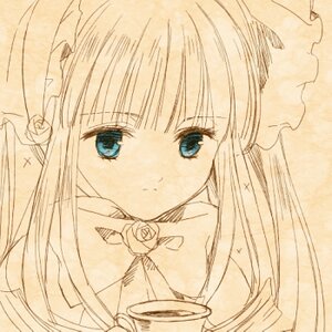 Rating: Safe Score: 0 Tags: 1girl bangs blonde_hair blue_eyes expressionless flower image long_hair pink_flower pink_rose portrait ribbon rose shinku simple_background solo teacup traditional_media upper_body white_flower white_rose User: admin