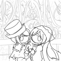 Rating: Safe Score: 0 Tags: 1girl dress greyscale hat image jewelry lineart long_hair monochrome pair sketch souseiseki suiseiseki User: admin