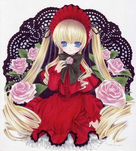 Rating: Safe Score: 0 Tags: 1girl blonde_hair blue_eyes blush bow dress drill_hair flower green_bow image lolita_fashion long_hair long_sleeves looking_at_viewer marker_(medium) pink_flower pink_rose purple_flower purple_rose red_capelet red_dress red_flower red_rose rose shinku solo thorns traditional_media twin_drills twintails very_long_hair white_rose yellow_rose User: admin