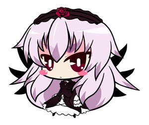 Rating: Safe Score: 0 Tags: 1girl black_dress blush chibi dress flower frills full_body hairband image long_hair long_sleeves red_flower red_rose rose solo standing striped suigintou vertical_stripes very_long_hair white_background User: admin