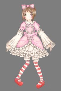 Rating: Safe Score: 0 Tags: 1girl bloomers bow brown_hair costume_switch dress frills full_body green_eyes hair_bow heterochromia image lolita_fashion long_sleeves mary_janes pantyhose pink_bow ribbon shoes short_hair solo standing striped transparent_background underwear white_bloomers User: admin