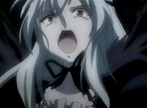 Rating: Safe Score: 0 Tags: 1girl choker image monochrome open_mouth red_eyes simple_background solo suigintou User: admin