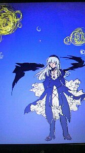 Rating: Safe Score: 0 Tags: 1girl blue_theme boots closed_eyes dress frills image knee_boots long_hair long_sleeves solo suigintou wings User: admin