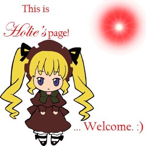 Rating: Safe Score: 0 Tags: 1girl blonde_hair blue_eyes blush bonnet bow bowtie character_name chibi dress full_body image long_hair long_sleeves red_dress shinku solo standing twintails User: admin