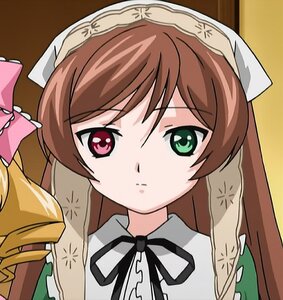 Rating: Safe Score: 0 Tags: 1girl brown_hair drill_hair green_eyes head_scarf image long_hair neck_ribbon ribbon solo suiseiseki User: admin