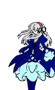 Rating: Safe Score: 0 Tags: 1girl blue_dress dress frills full_body hair_ornament image long_hair long_sleeves simple_background solo suigintou User: admin