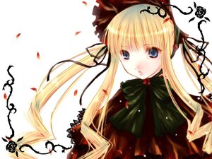 Rating: Safe Score: 0 Tags: 1girl artist_request bangs blonde_hair blue_eyes bonnet bow bowtie capelet cropped_jacket dress drill_hair flower green_bow hair_ribbon image long_hair long_sleeves looking_at_viewer petals red_dress red_flower red_rose ribbon rose rose_petals rozen_maiden shinku simple_background solo twintails white_background User: admin