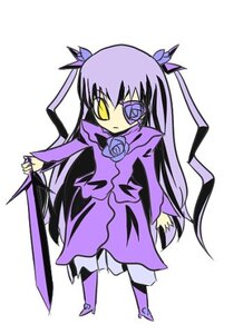 Rating: Safe Score: 0 Tags: 1girl barasuishou blue_flower blue_rose boots dress flower full_body hair_ribbon image long_hair long_sleeves purple_flower purple_rose ribbon rose simple_background solo standing two_side_up vertical_stripes very_long_hair weapon white_background yellow_eyes User: admin